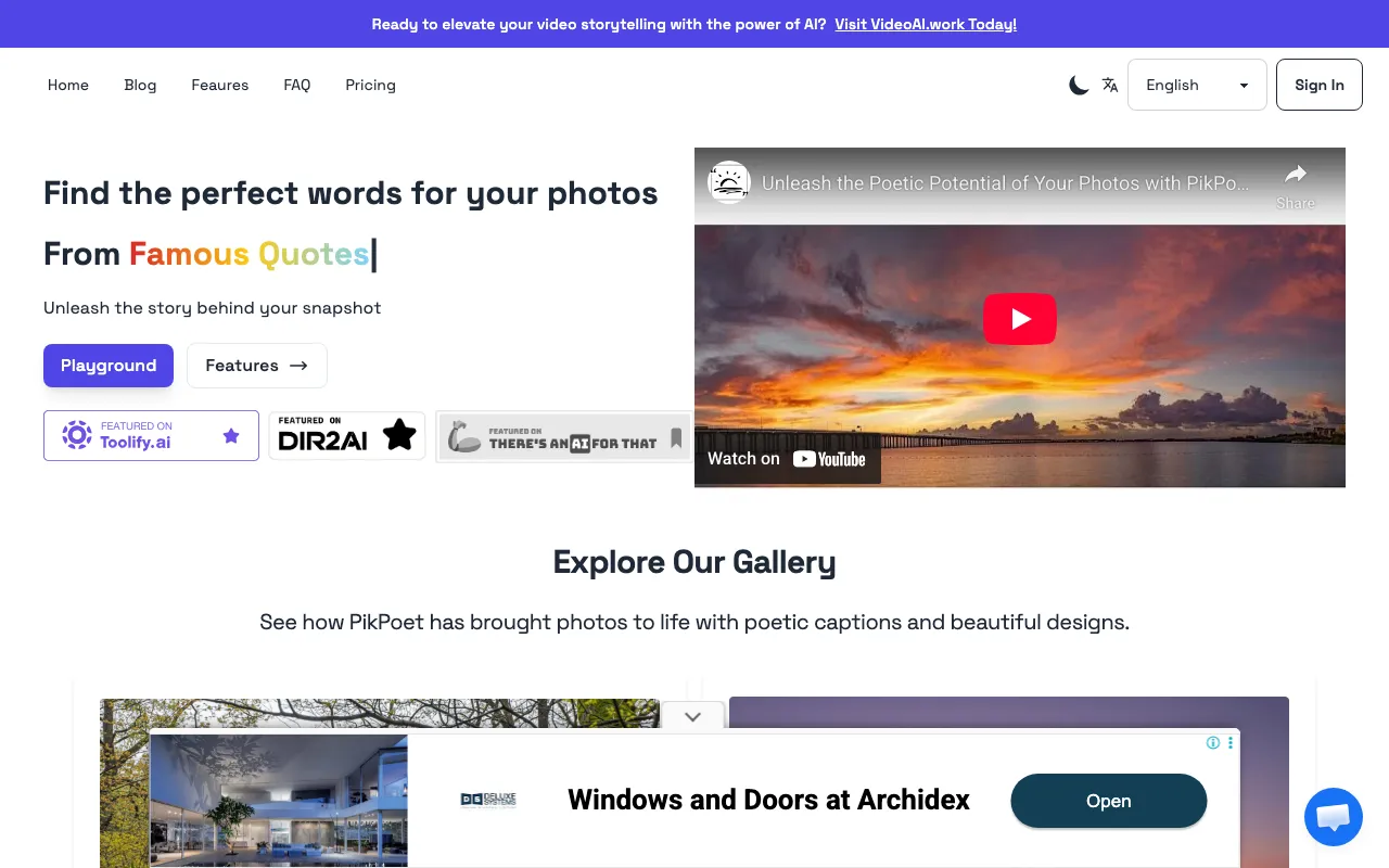 PikPoet — preview screenshot