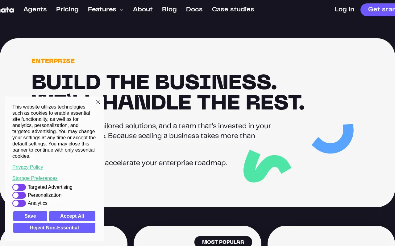 Pinata — pricing page