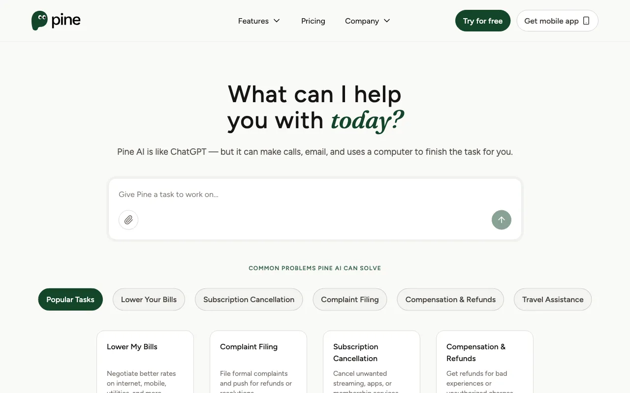 Pine — preview screenshot