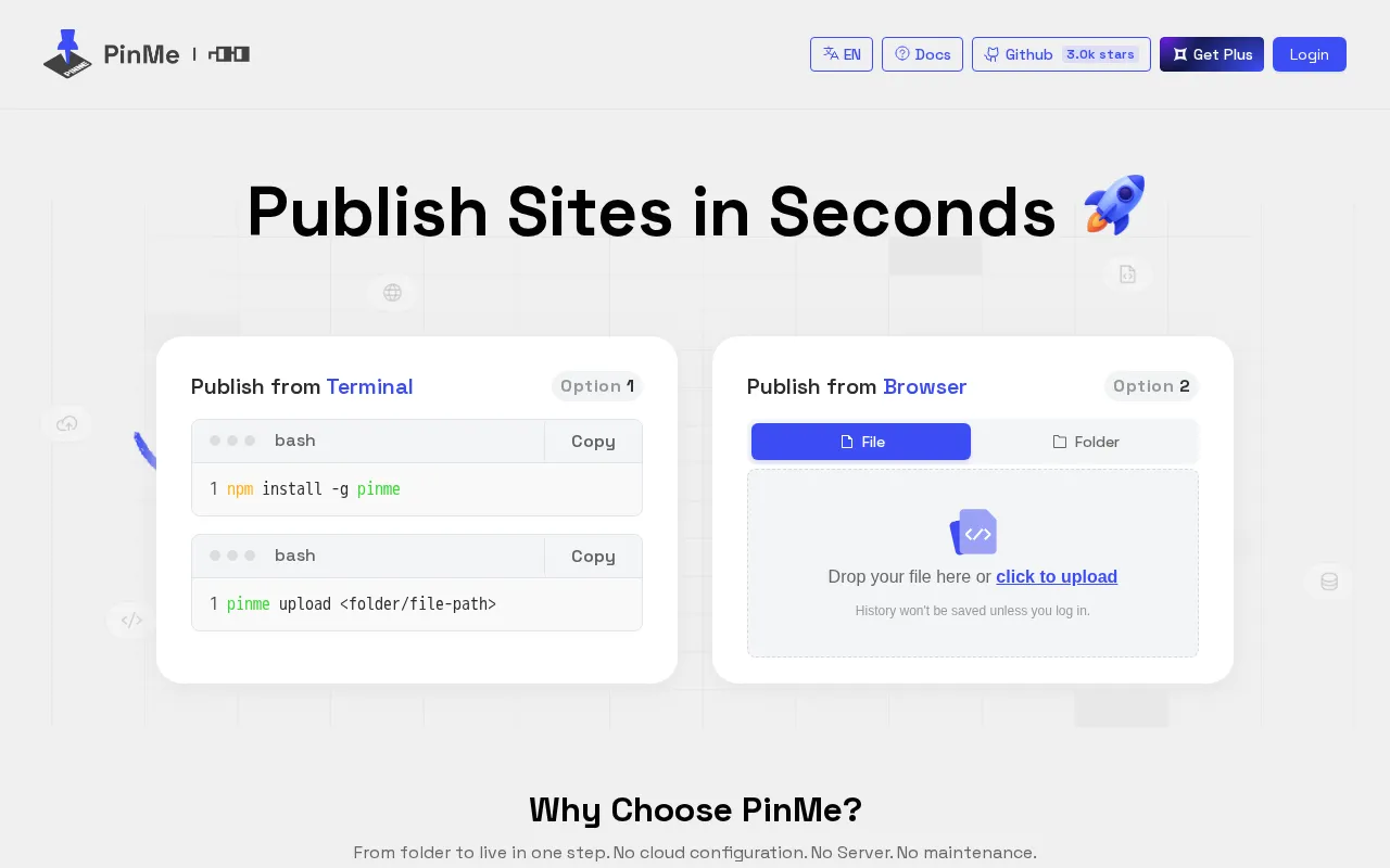 PinMe — preview screenshot