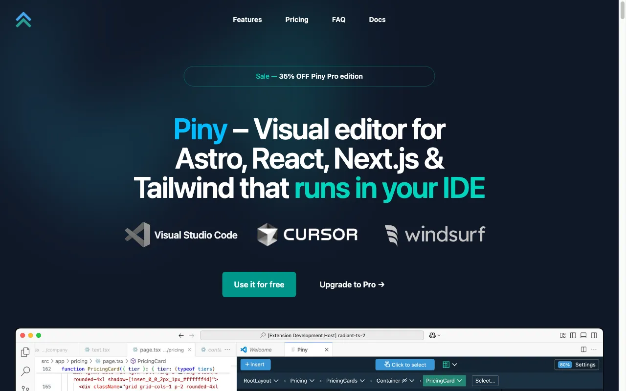 Piny — preview screenshot