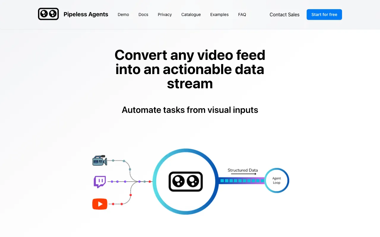 Pipeless Agents — preview screenshot