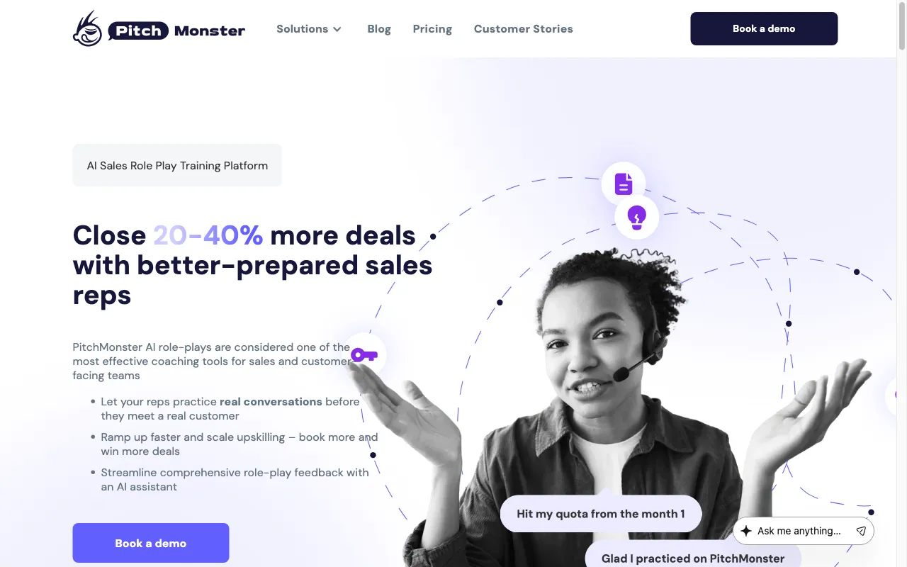 PitchMonster.io — preview screenshot