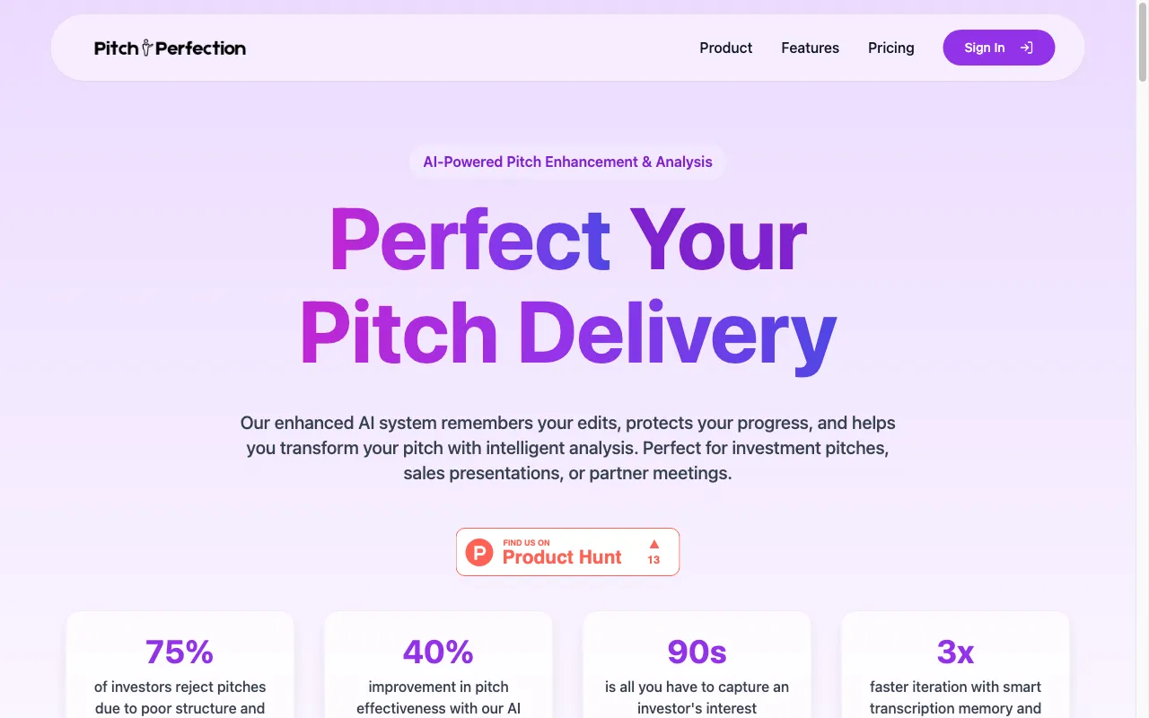 Pitch Perfection — preview screenshot