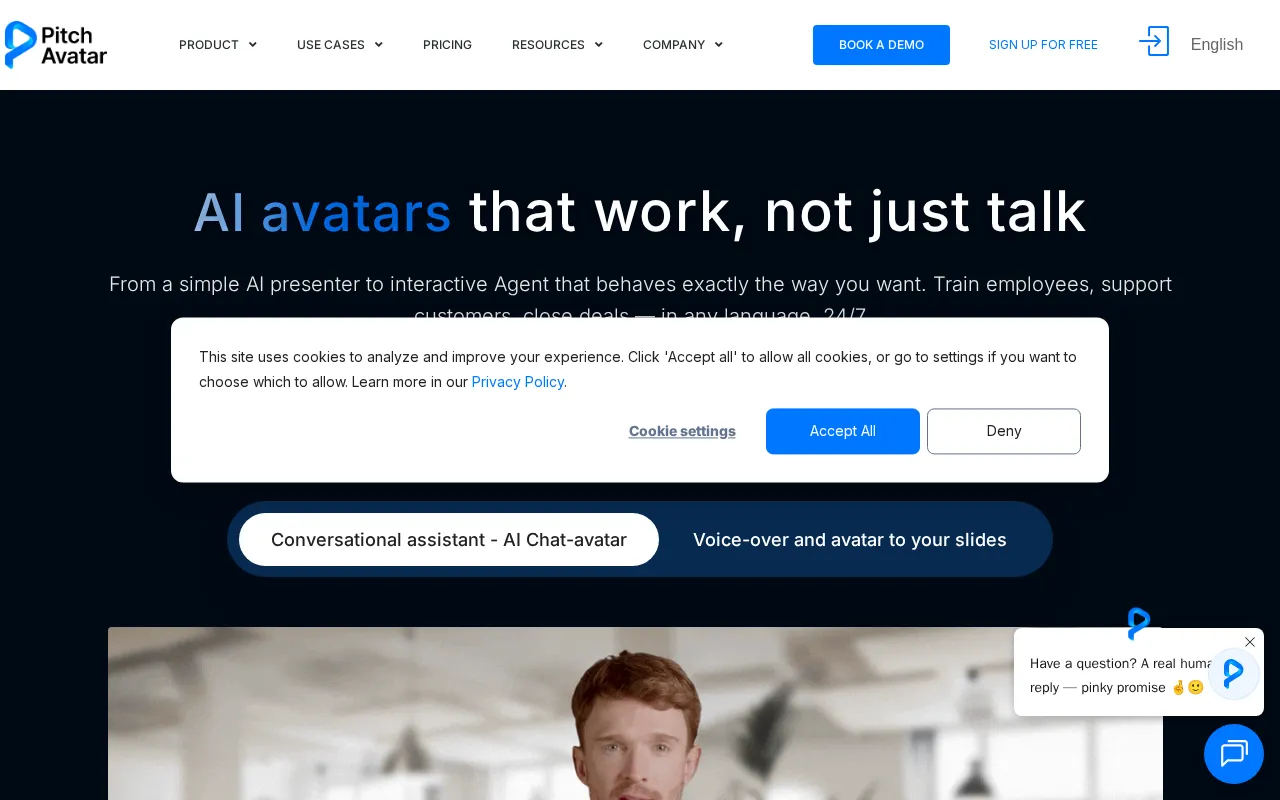 Pitch Avatar — preview screenshot