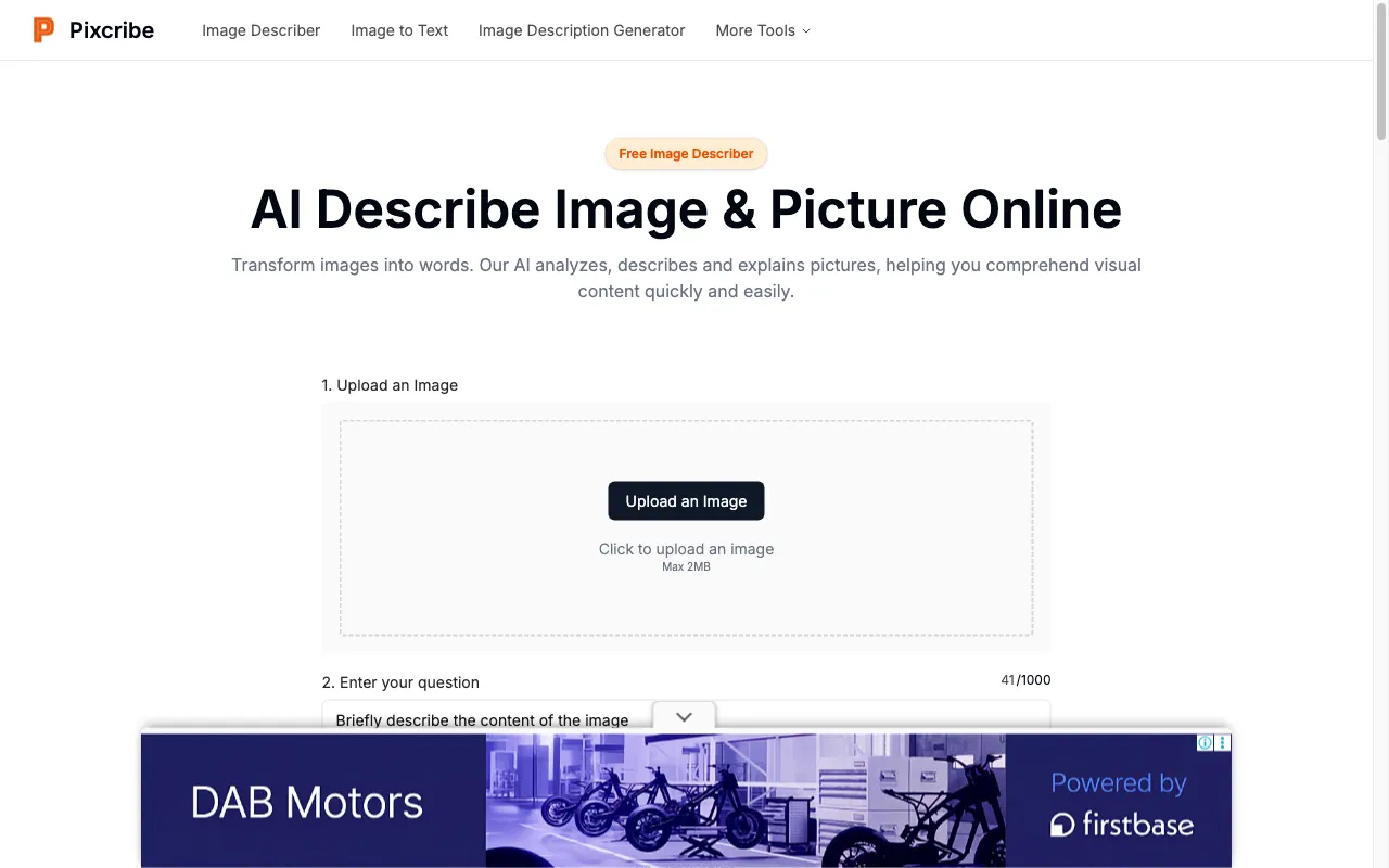 Pixcribe — preview screenshot