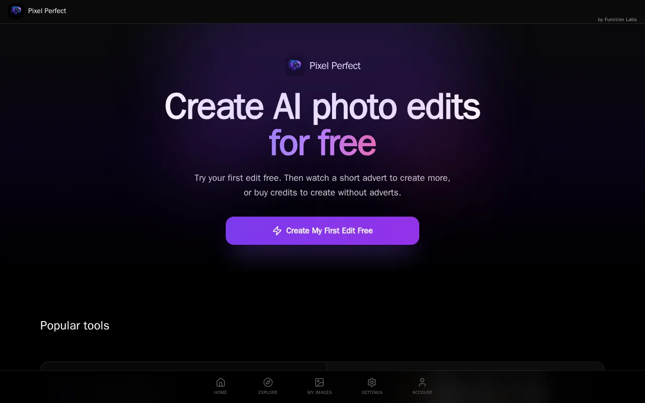 Pixel Perfect by Function Labs — preview screenshot