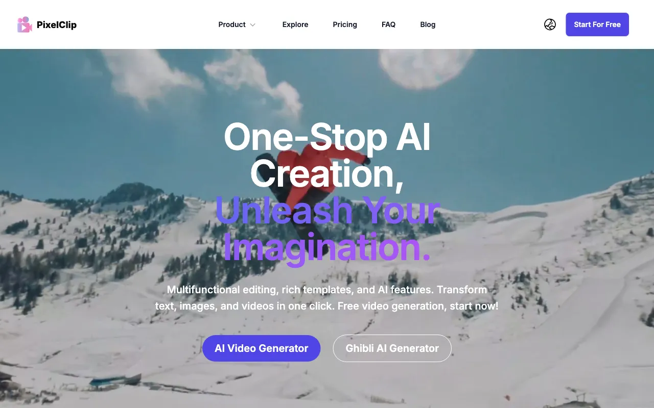 PixelClip AI — preview screenshot