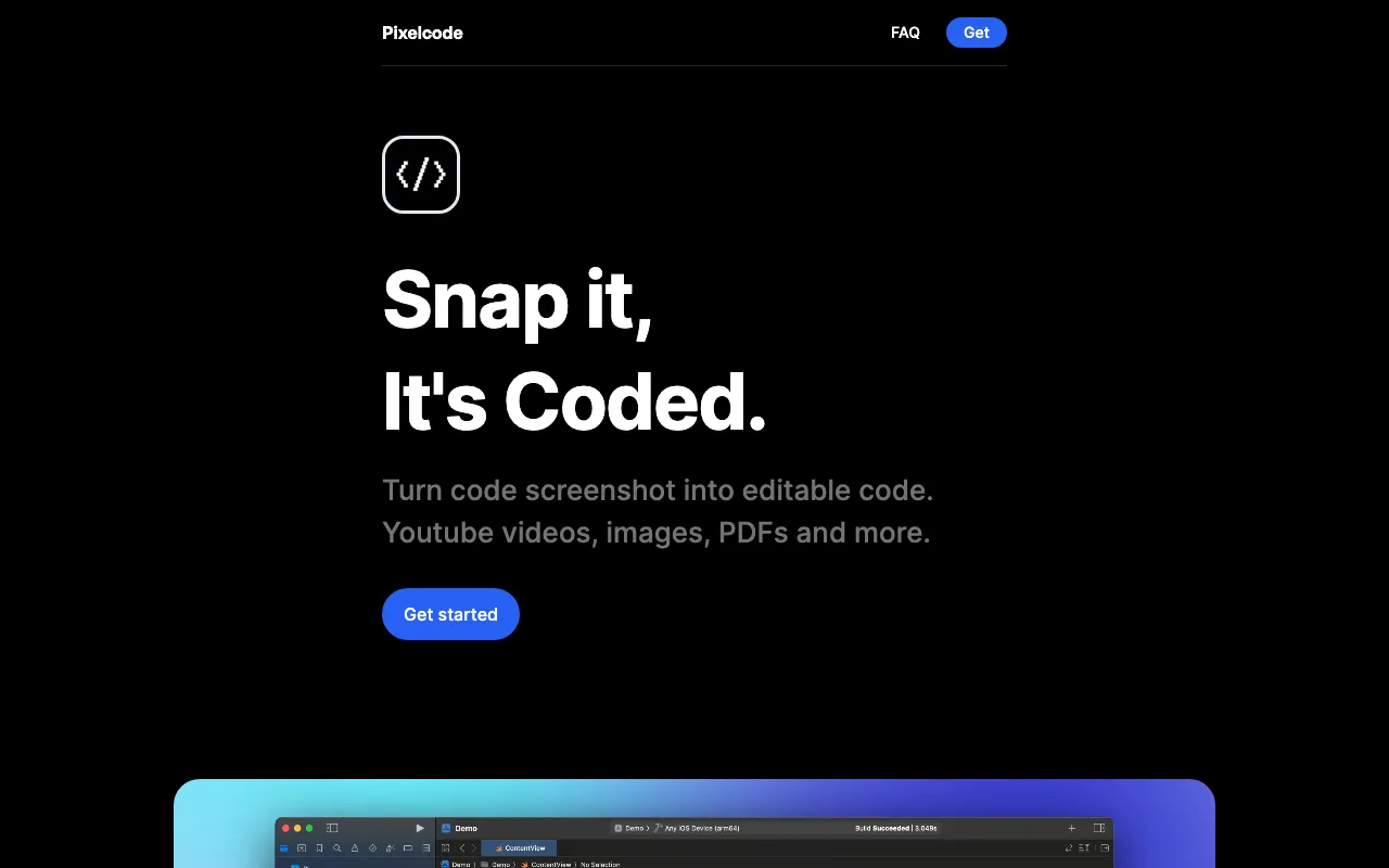 Pixelcode — preview screenshot