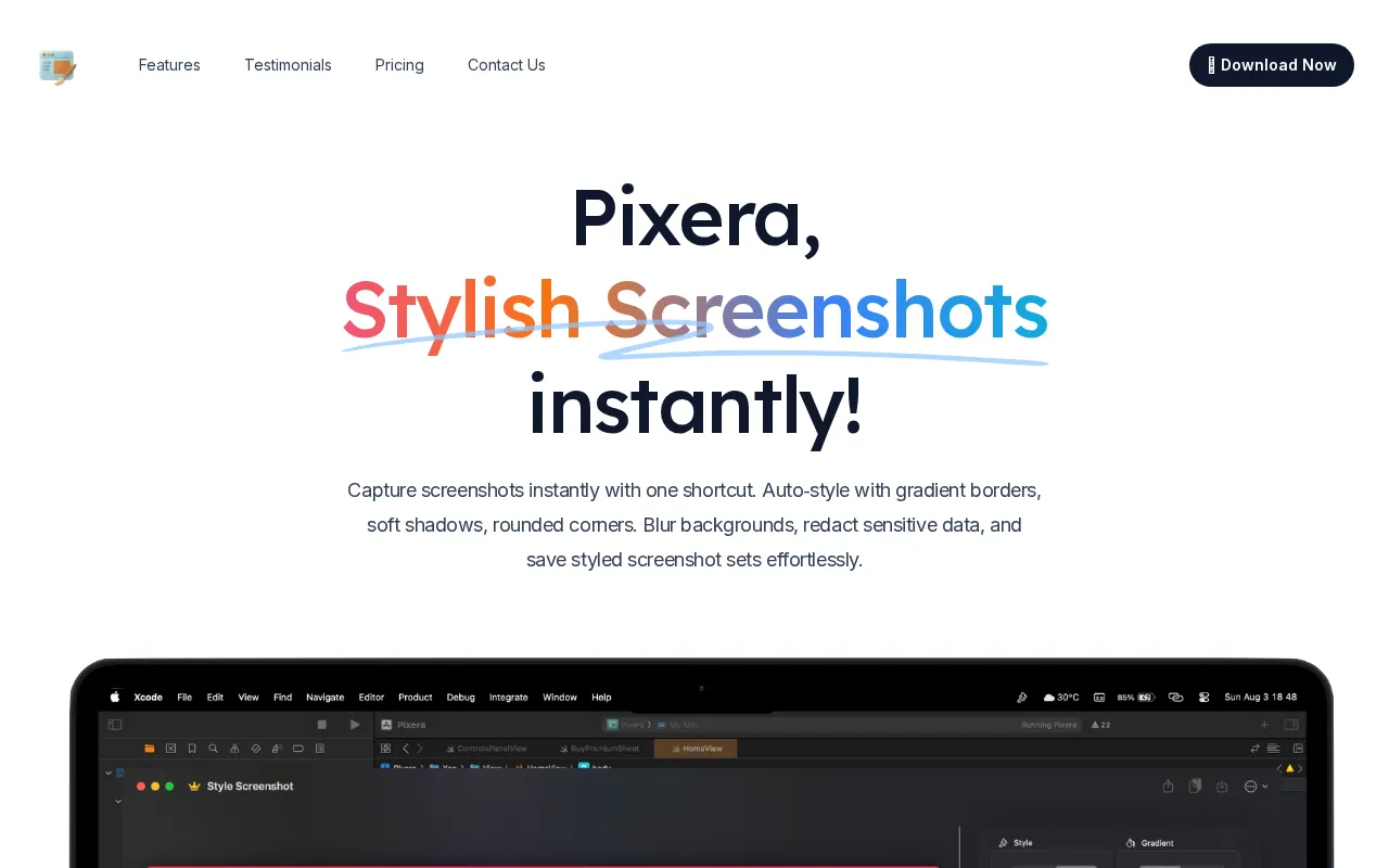 Pixera — preview screenshot