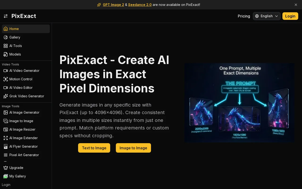 PixExact — preview screenshot