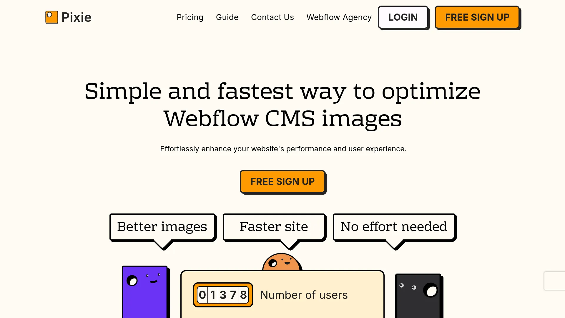 Pixie for Webflow — preview screenshot