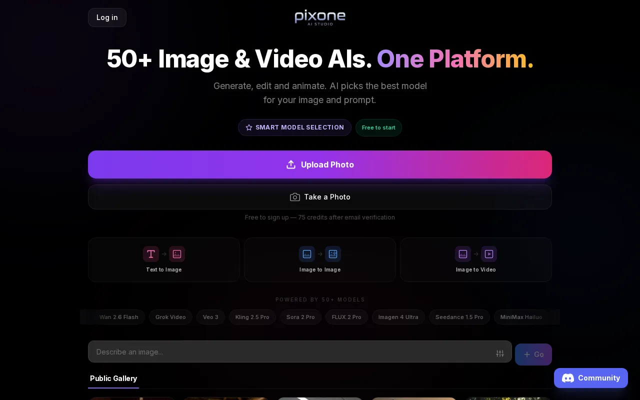 Pixone — preview screenshot