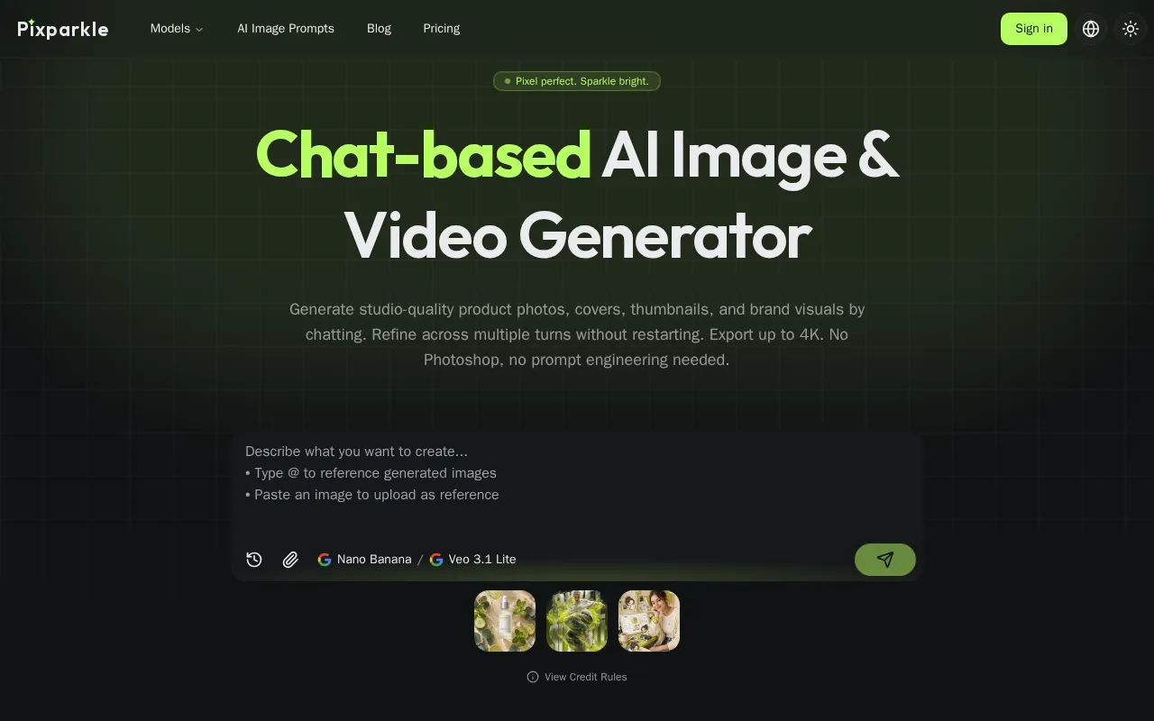 Pixparkle — preview screenshot
