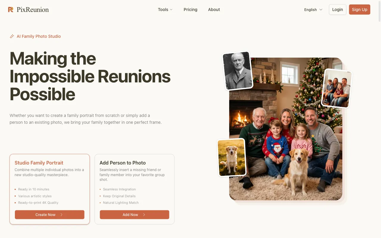 PixReunion — preview screenshot