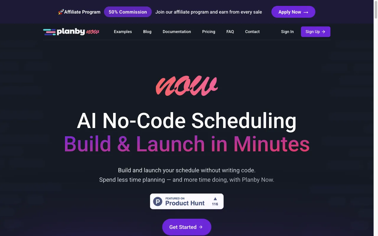 Planby Now — preview screenshot