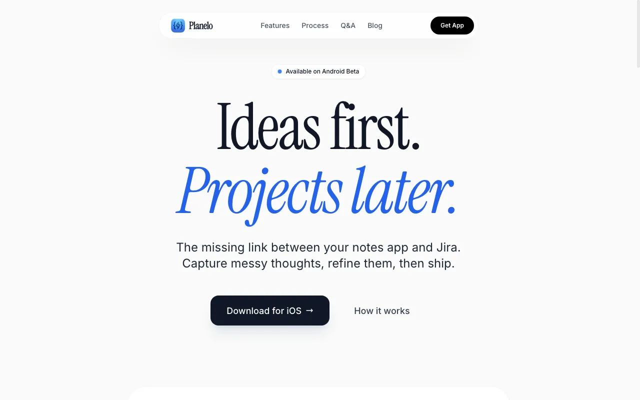Planelo — preview screenshot