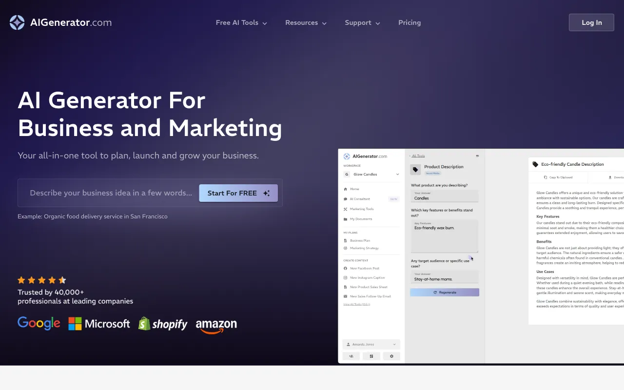AIGenerator.com — preview screenshot