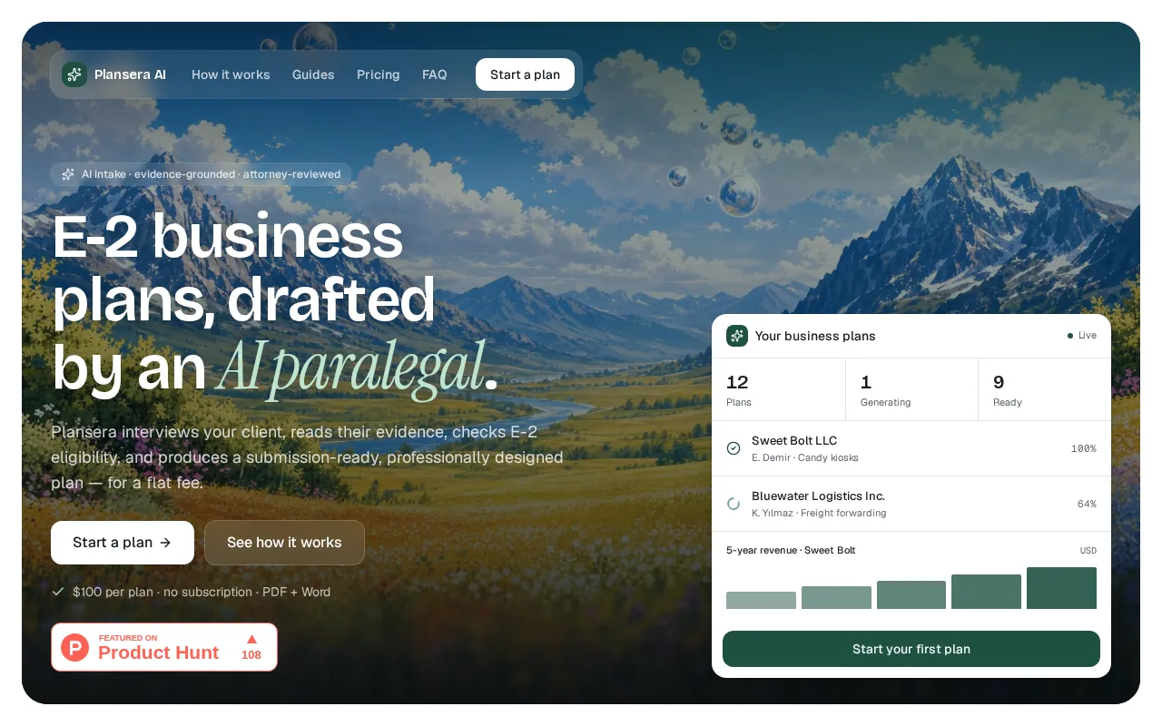 Plansera AI — preview screenshot