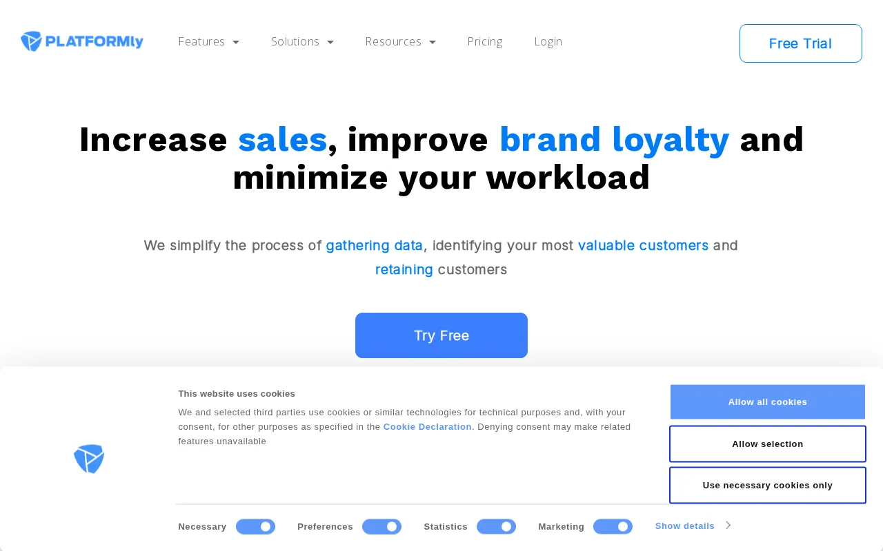 Platformly — preview screenshot