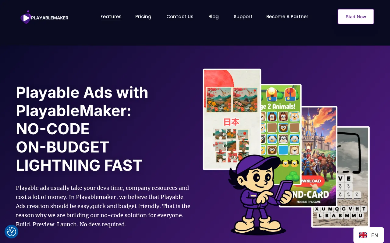 playablemaker.com — preview screenshot