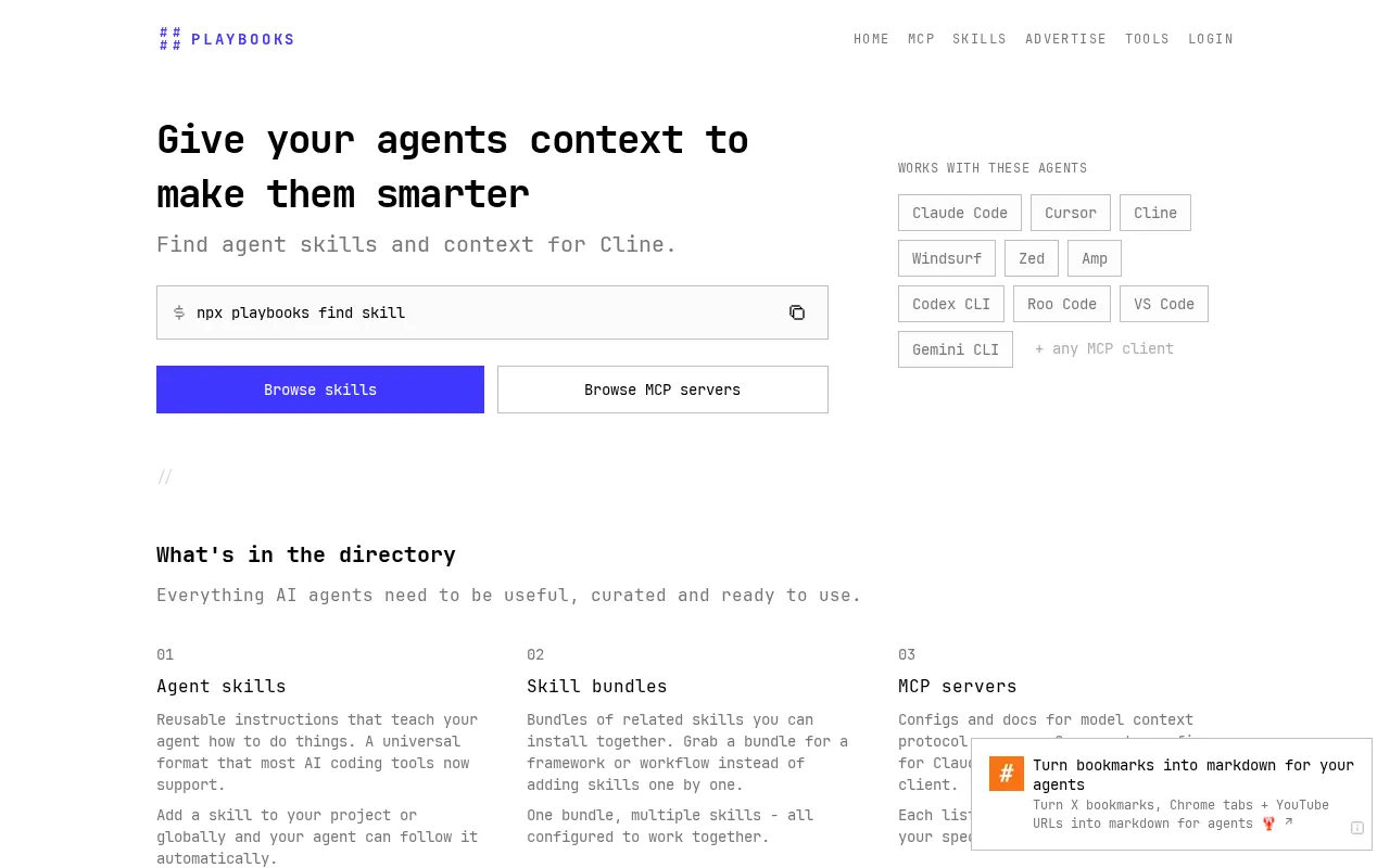 Playbooks — preview screenshot