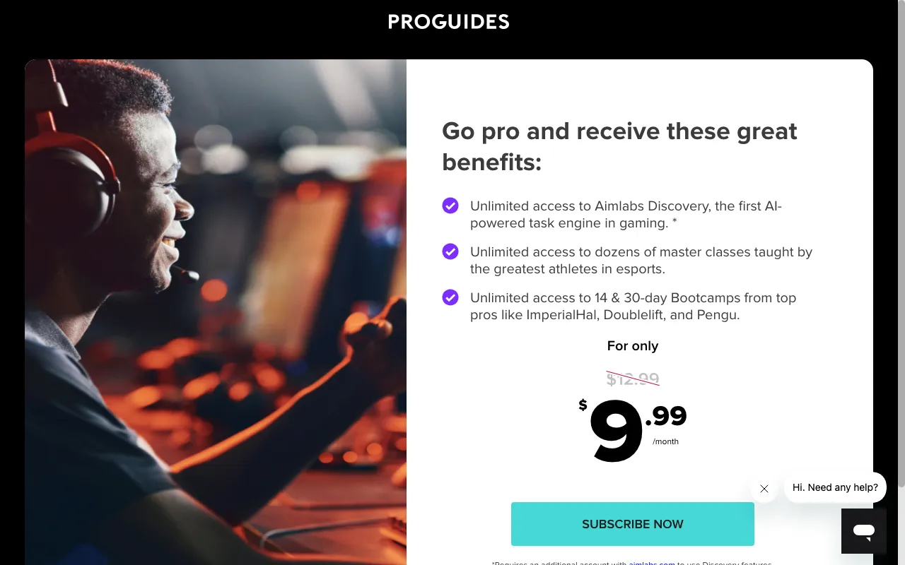 ProGuides — pricing page