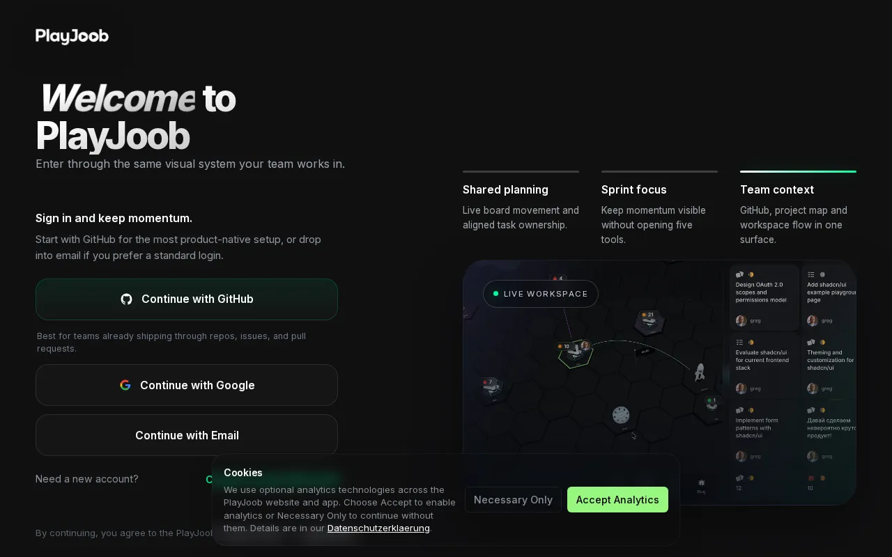 PlayJoob — preview screenshot