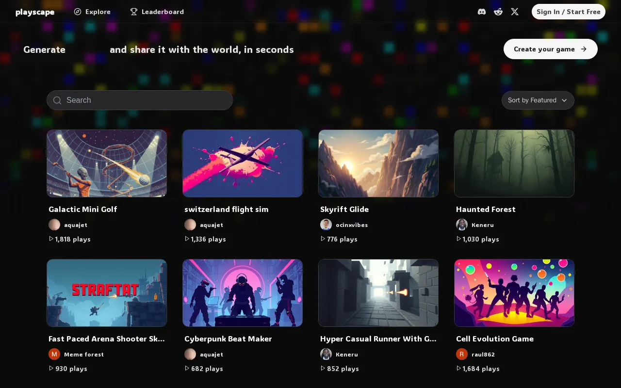 playscape.gg — preview screenshot