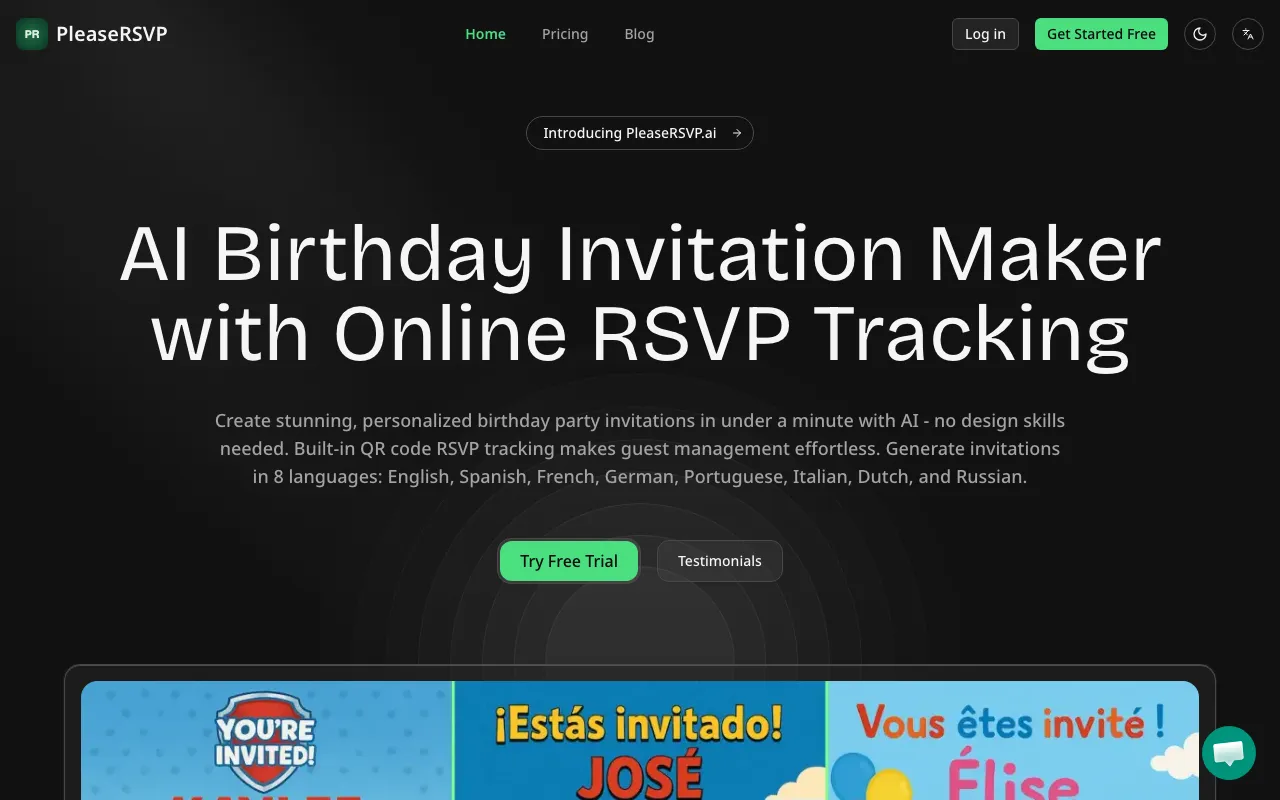 PleaseRSVP — preview screenshot
