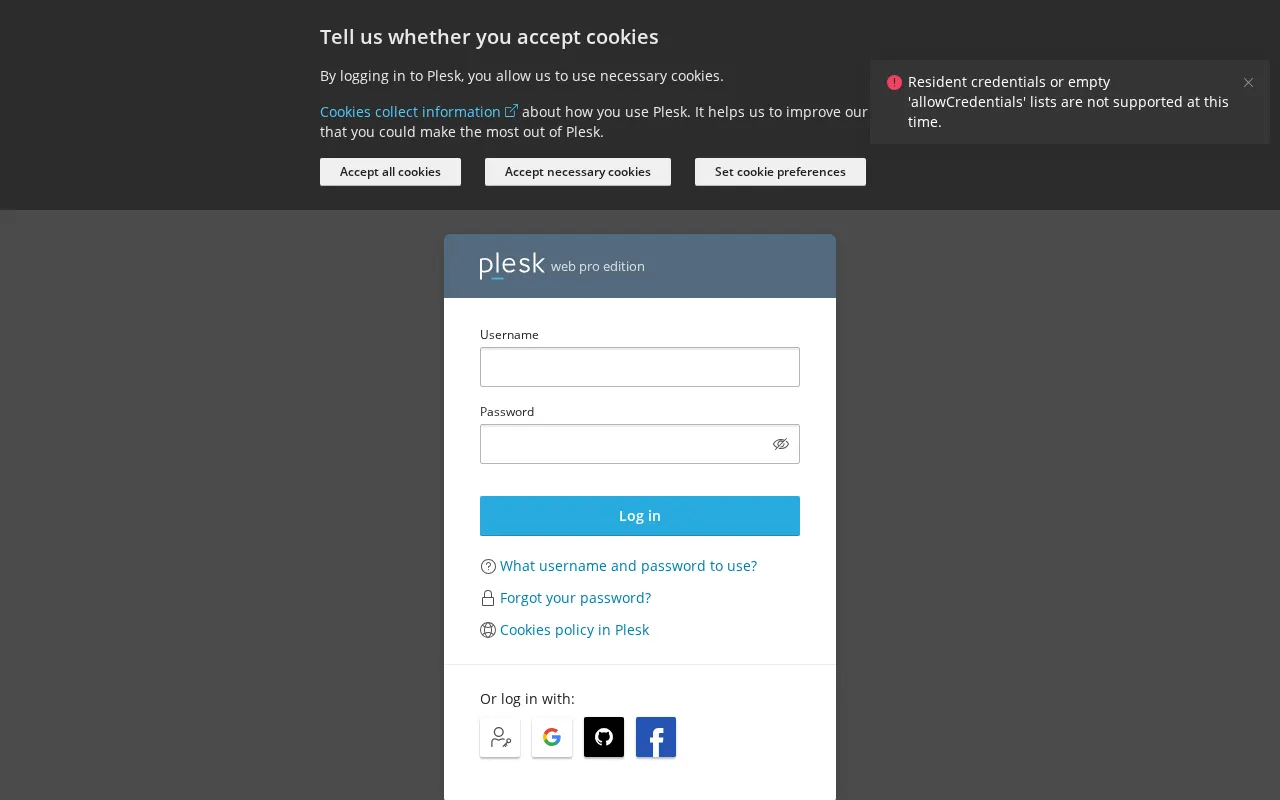 Plesk — preview screenshot