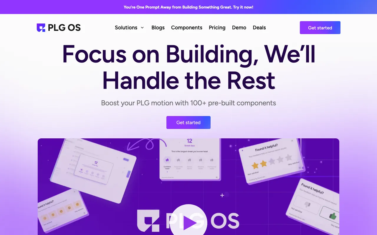 PLG OS — preview screenshot