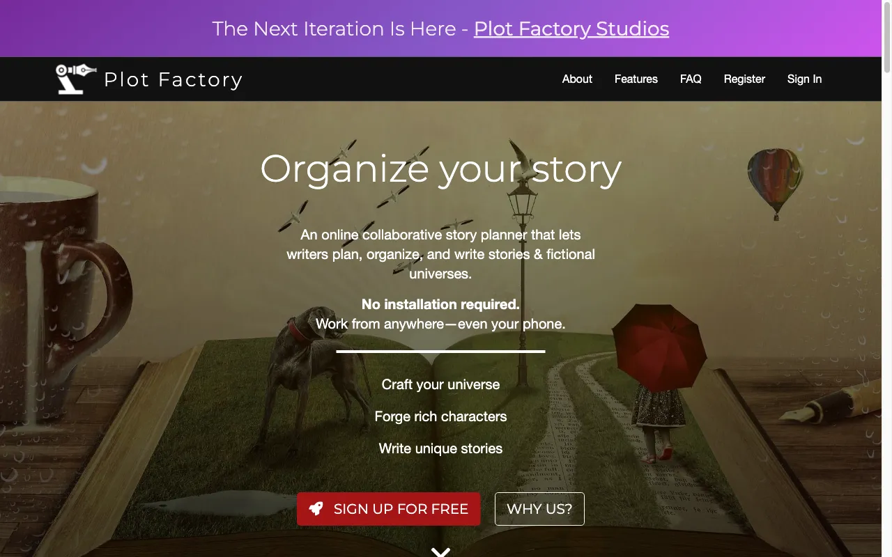 Plot Factory — preview screenshot