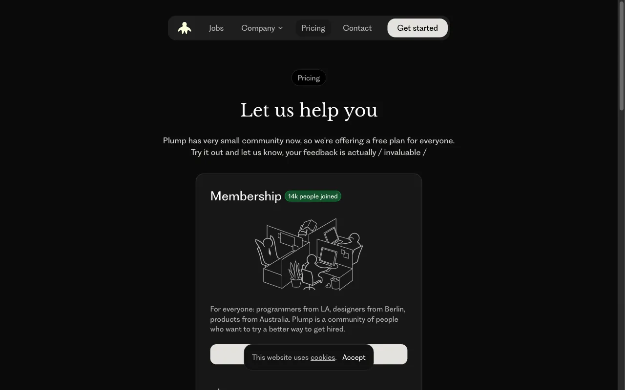 Plump — pricing page