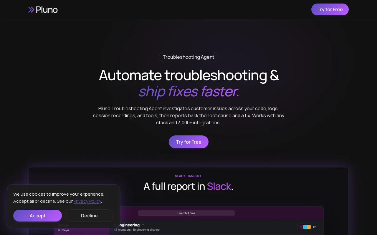 Pluno — preview screenshot