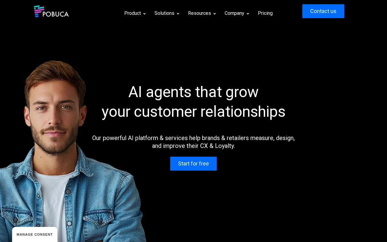 Pobuca Experience Cloud — preview screenshot