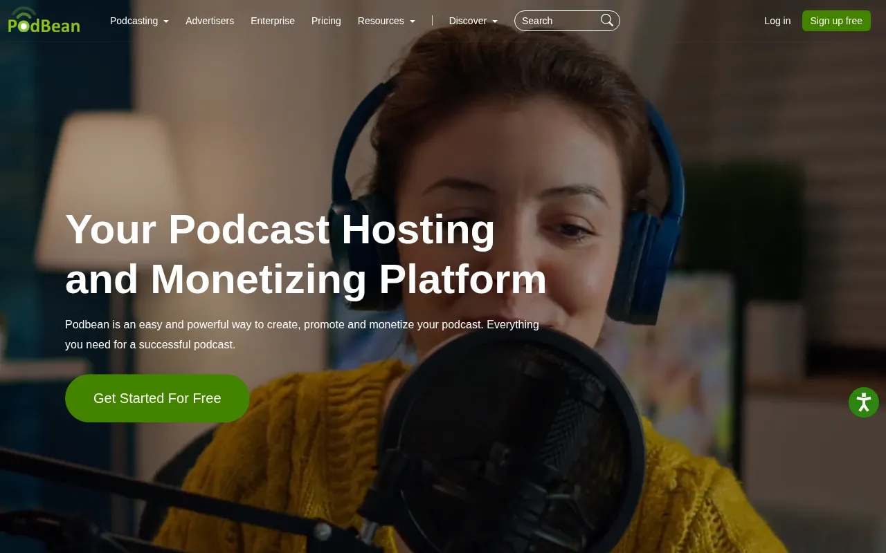 Podbean — preview screenshot