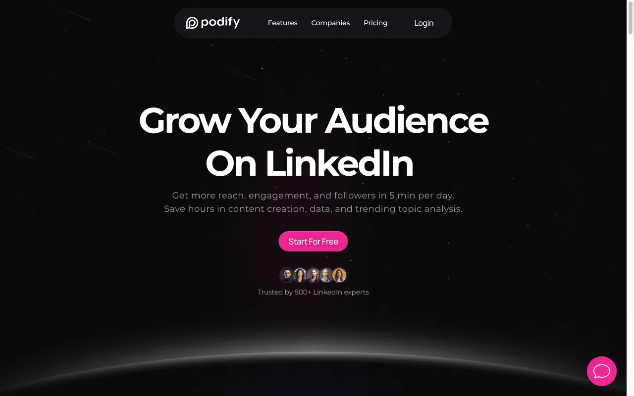 Podify.io — preview screenshot