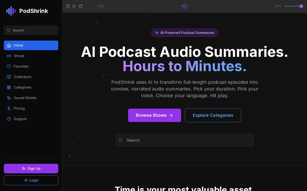 PodShrink — preview screenshot