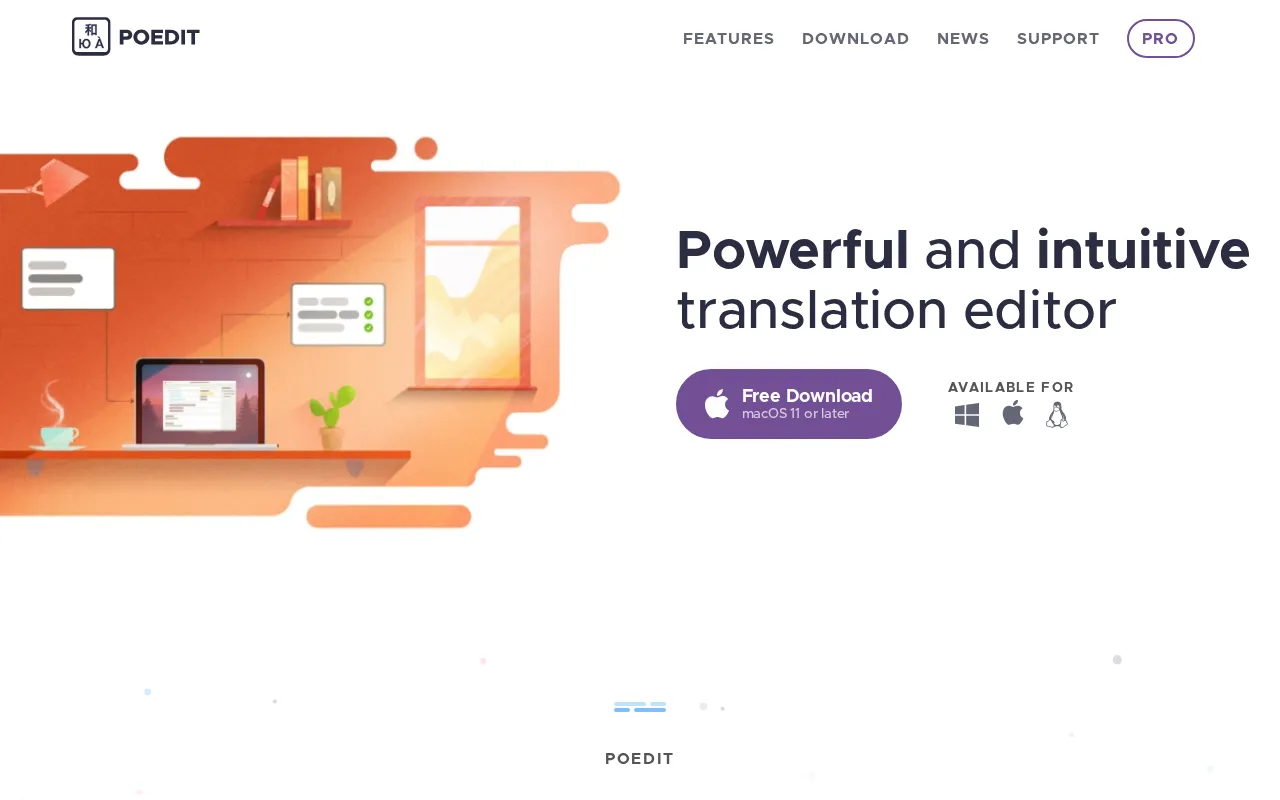 Poedit — preview screenshot