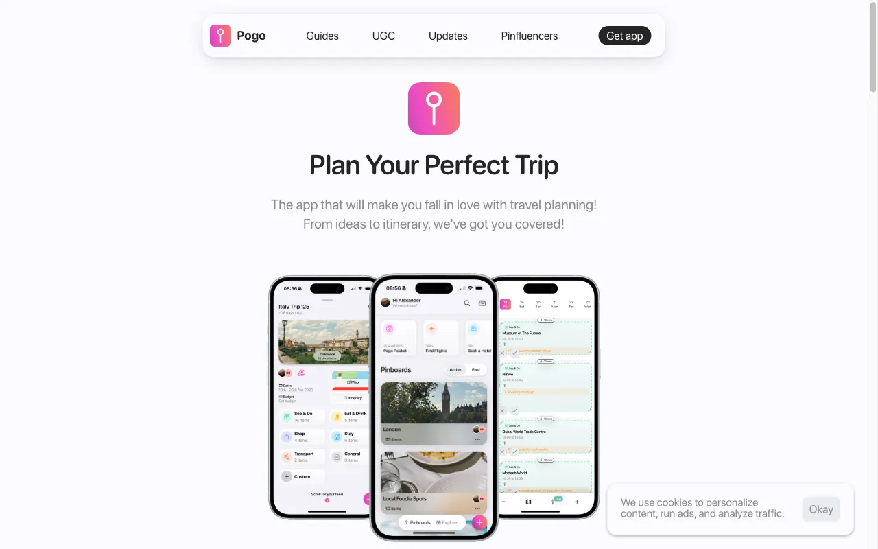 Pogo Travel — preview screenshot