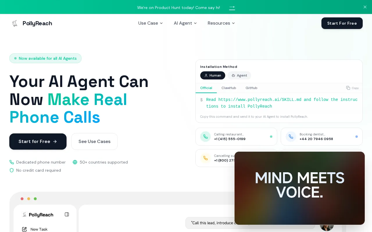 PollyReach — preview screenshot