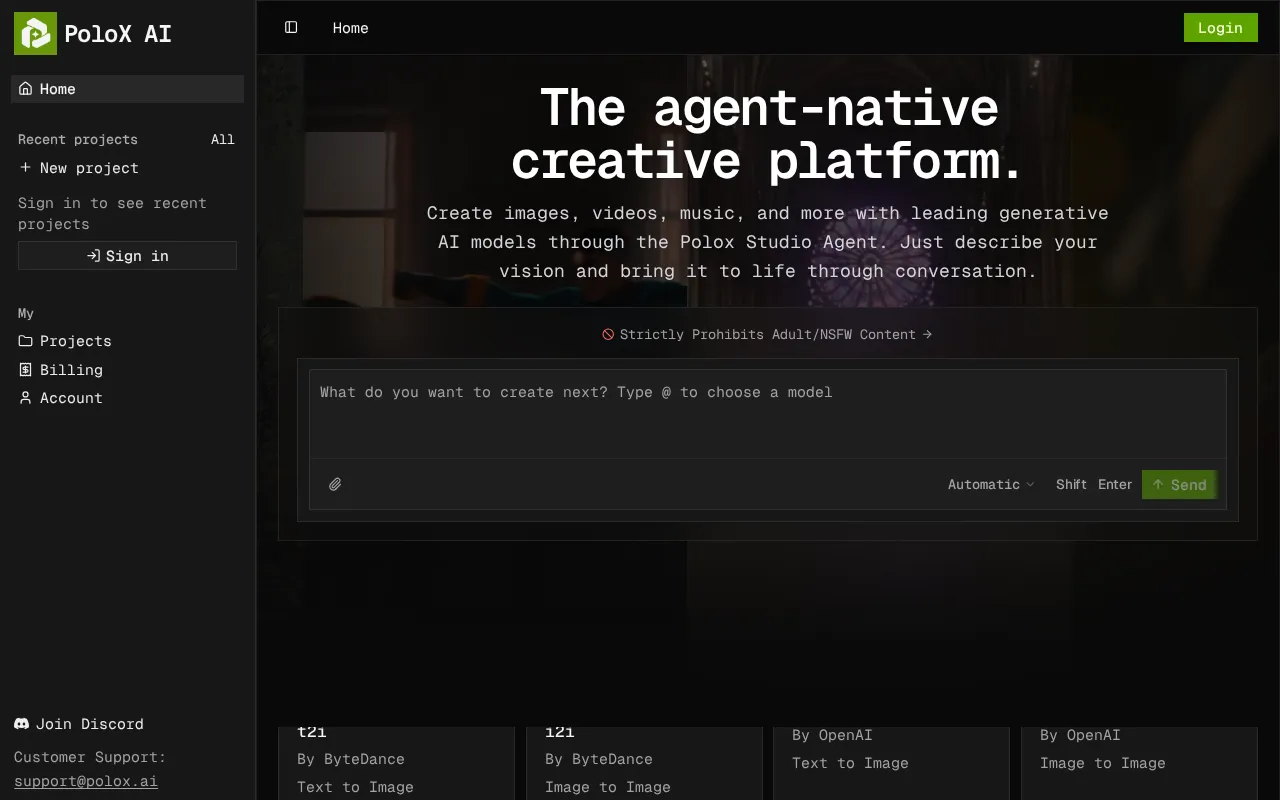 PoloX AI — preview screenshot
