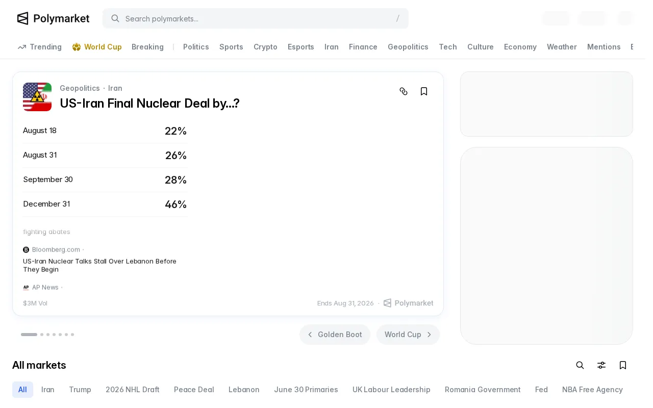 Polymarket — preview screenshot