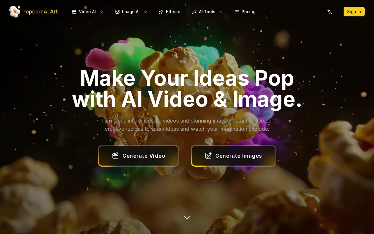PopcornAI — preview screenshot