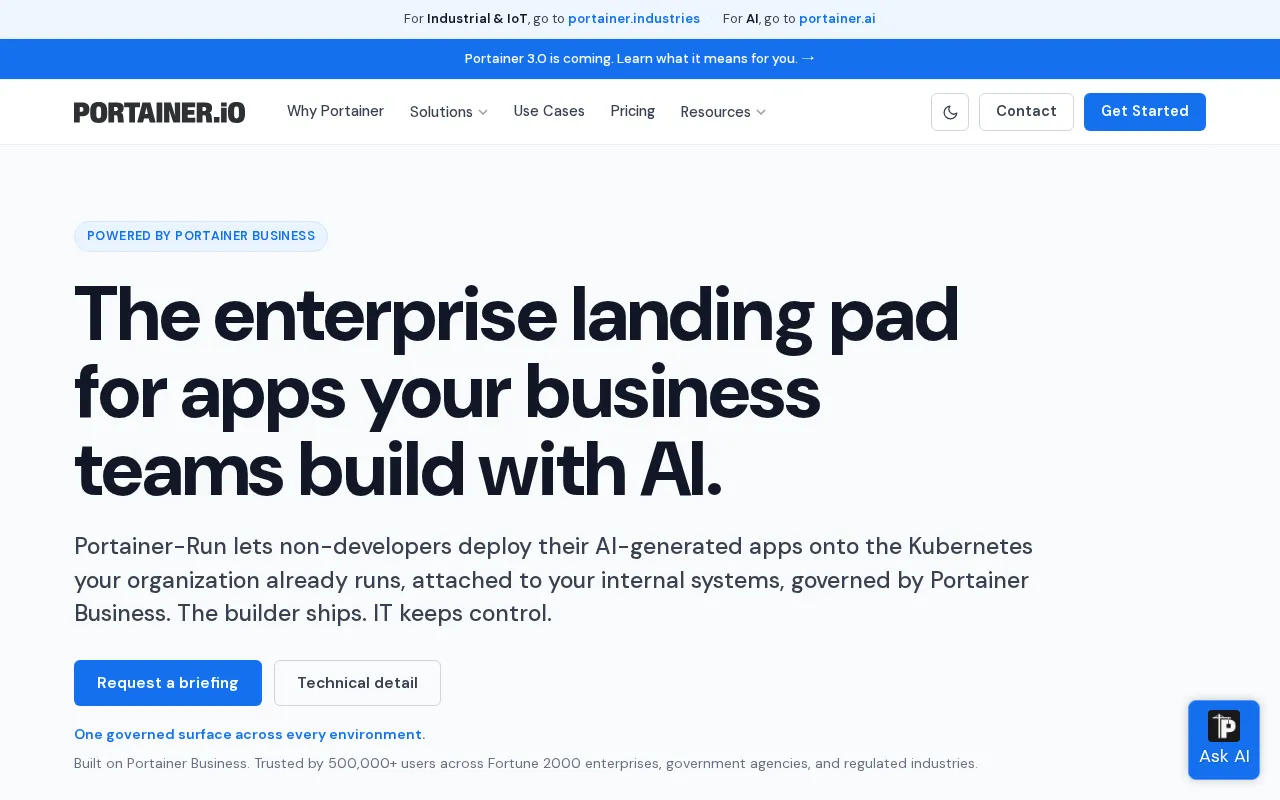 Portainer-Run — preview screenshot