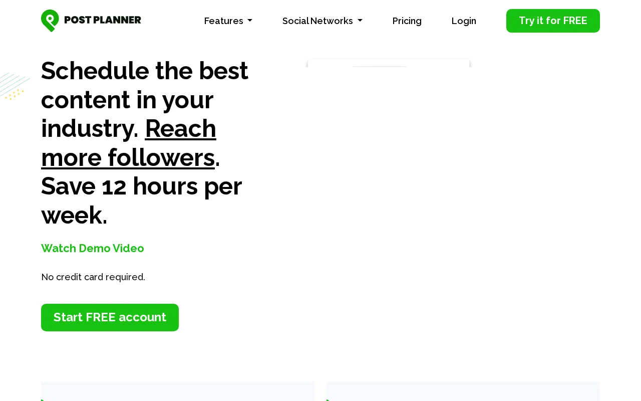 Post Planner — preview screenshot