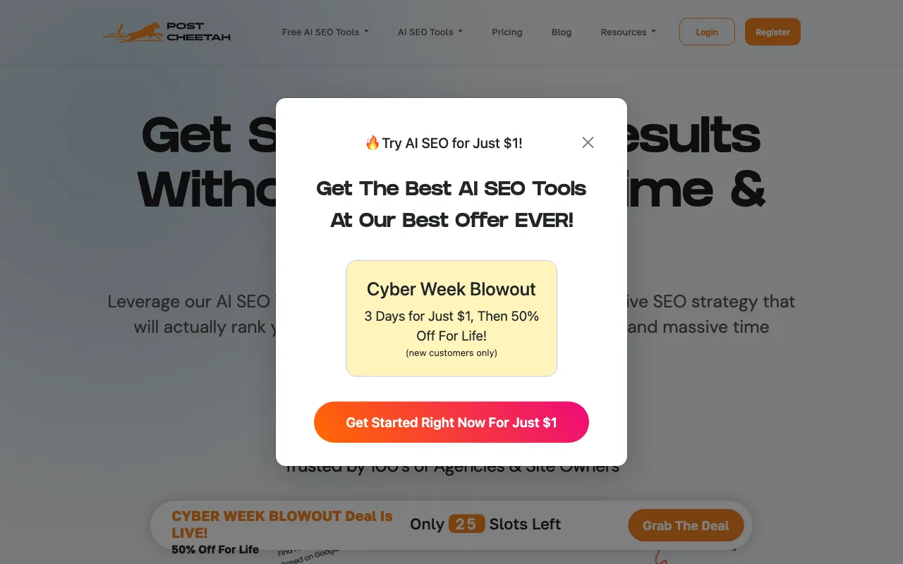 Post Cheetah — preview screenshot