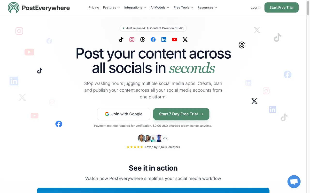 PostEverywhere.ai — preview screenshot