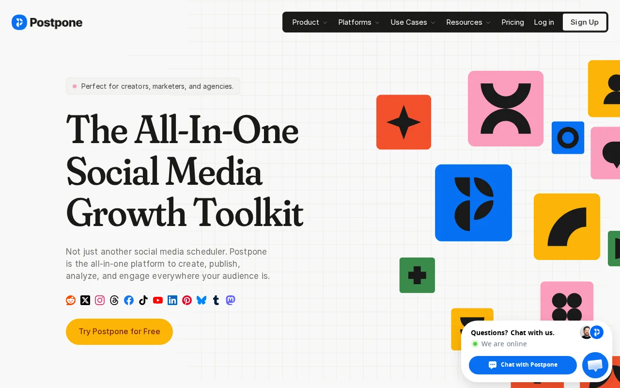 Postpone — preview screenshot
